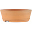 Maceta para bonsái redonda sin esmaltar de Itouen - 215 x 215 x 75 mm