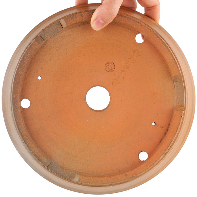 Pot à bonsaï rond non émaillé par Itouen - 220 x 220 x 72 mm