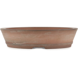 Ito(u)en 220 mm round unglazed bonsai pot by Itouen, Japan