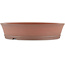 Maceta para bonsái redonda sin esmaltar de Shoko - 227 x 227 x 53 mm