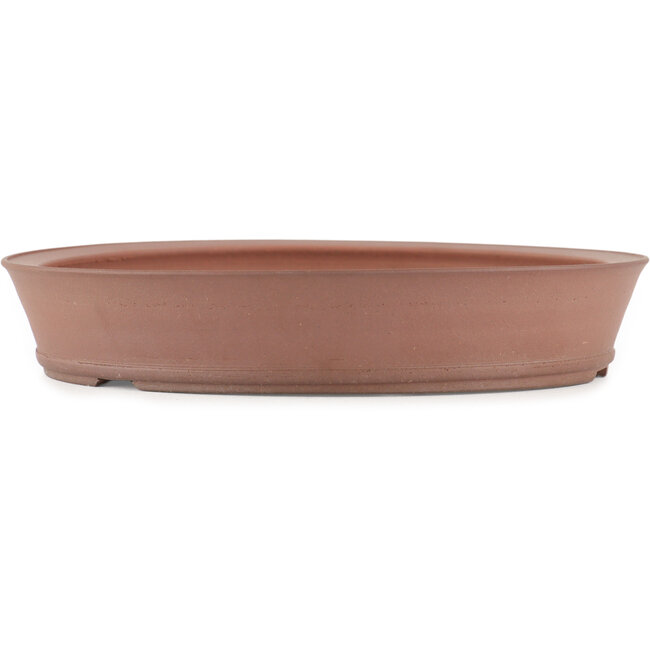 Maceta para bonsái redonda sin esmaltar de Shoko - 225 x 225 x 40 mm