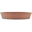 Pot à bonsaï rond non émaillé de Shoko - 255 x 255 x 50 mm
