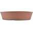 Round unglazed bonsai pot by Shoko - 225 x 225 x 50 mm