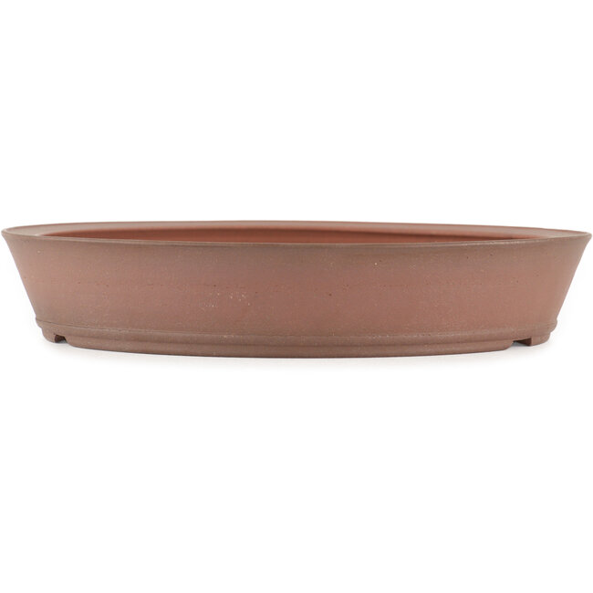 Maceta para bonsái redonda sin esmaltar de Shoko - 225 x 225 x 40 mm