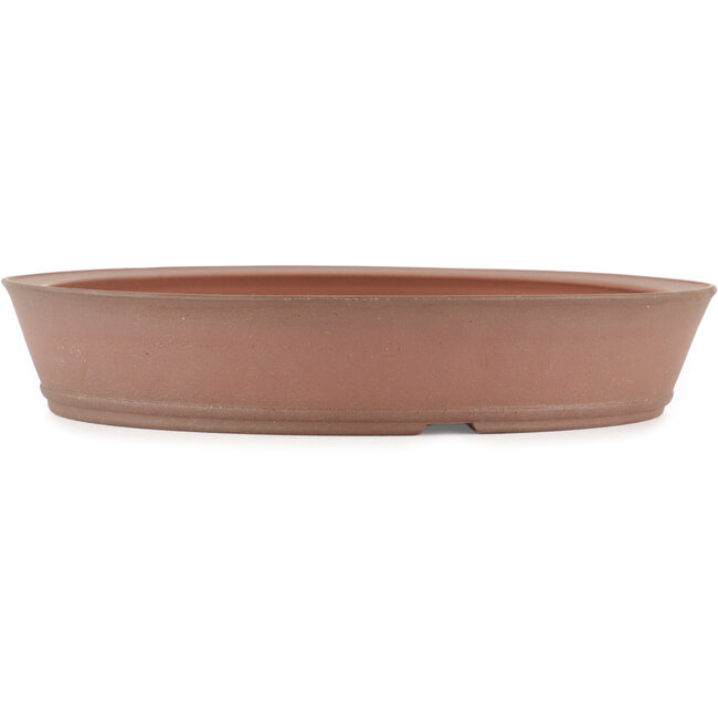 Ronde ongeglazuurde bonsaipot van Shoko - 225 x 225 x 40 mm