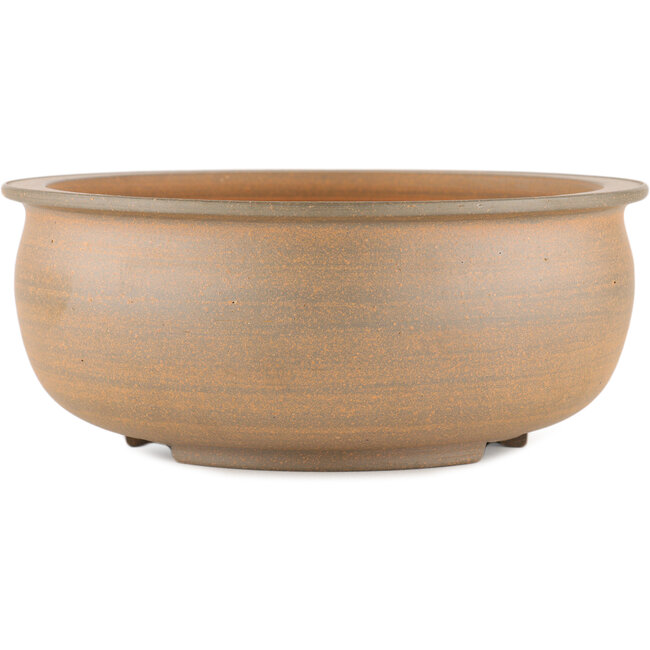 Pot à bonsaï rond non émaillé par Itouen - 250 x 250 x 102 mm