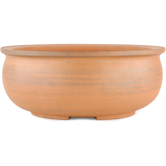 Pot à bonsaï rond non émaillé par Itouen - 245 x 245 x 100 mm