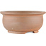 Pot à bonsaï rond non émaillé par Itouen - 210 x 210 x 95 mm