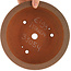 Pot à bonsaï rond non émaillé par Itouen - 210 x 210 x 95 mm