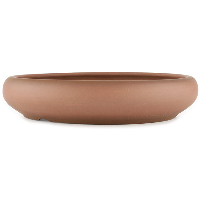 Ronde ongeglazuurde bonsaipot van Itouen - 315 x 315 x 65 mm