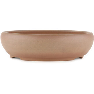 Ito(u)en 240 mm round unglazed bonsai pot by Itouen, Japan
