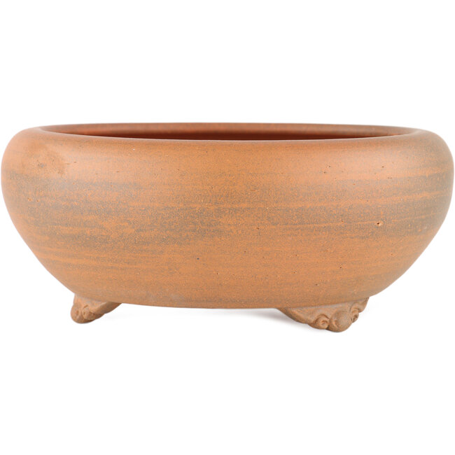 Pot à bonsaï rond non émaillé par Itouen - 215 x 215 x 90 mm