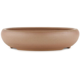 Ito(u)en 240 mm round unglazed bonsai pot by Itouen, Japan
