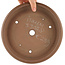 Pot à bonsaï rond non émaillé par Itouen - 240 x 240 x 55 mm