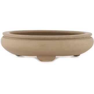 Ito(u)en Pot à bonsaï rond non émaillé de 198 mm par Itouen, Japon