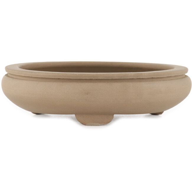 Maceta para bonsái redonda sin esmaltar de Itouen - 198 x 198 x 55 mm