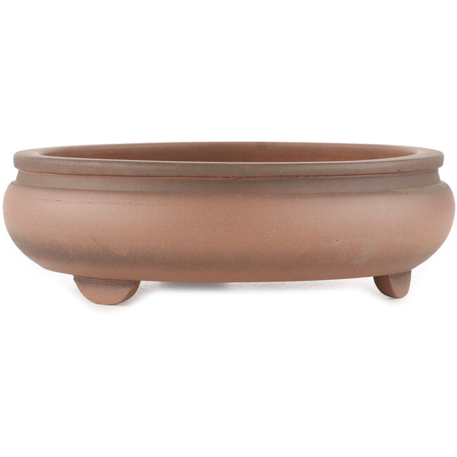 Vaso bonsai rotondo non smaltato di Shoko - 205 x 205 x 65 mm