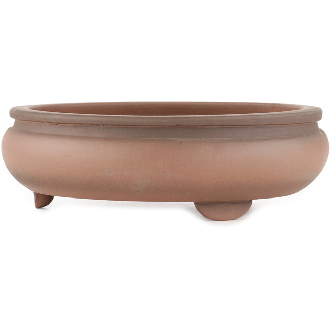 Vaso bonsai rotondo non smaltato di Shoko - 205 x 205 x 65 mm