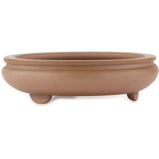 Pot à bonsaï rond non émaillé par Itouen - 200 x 200 x 60 mm