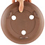 Pot à bonsaï rond non émaillé par Itouen - 200 x 200 x 60 mm