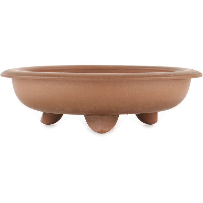 Pot à bonsaï rond non émaillé par Itouen - 192 x 192 x 55 mm