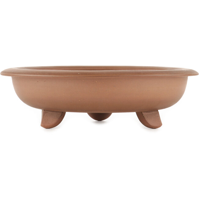 Pot à bonsaï rond non émaillé par Itouen - 192 x 192 x 55 mm