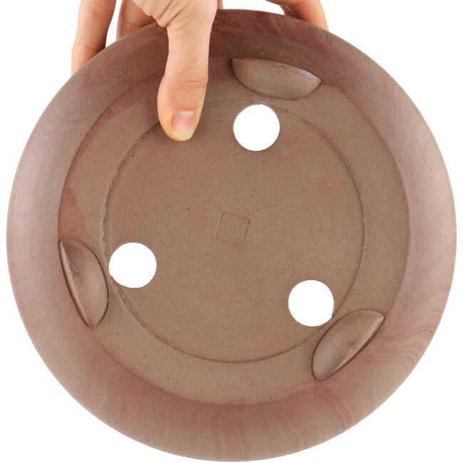 Pot à bonsaï rond non émaillé de Itouen - 200 x 200 x 60 mm