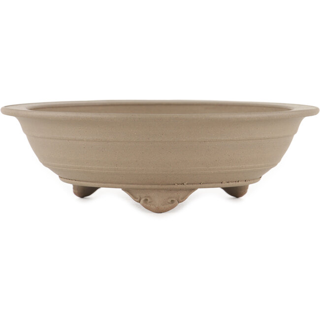 Pot à bonsaï rond non émaillé par Itouen - 192 x 192 x 55 mm