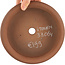 Maceta para bonsái redonda sin esmaltar de Itouen - 192 x 192 x 55 mm