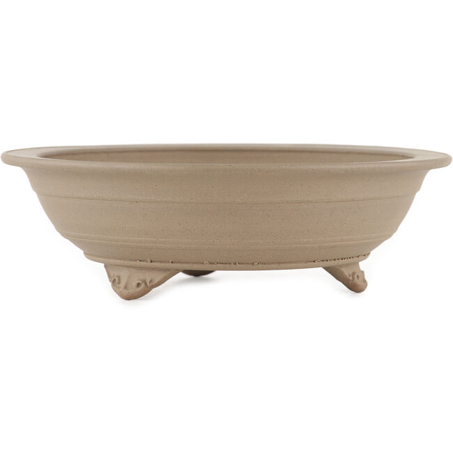 Maceta para bonsái redonda sin esmaltar de Itouen - 192 x 192 x 55 mm