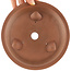 Maceta para bonsái redonda sin esmaltar de Itouen - 192 x 192 x 55 mm