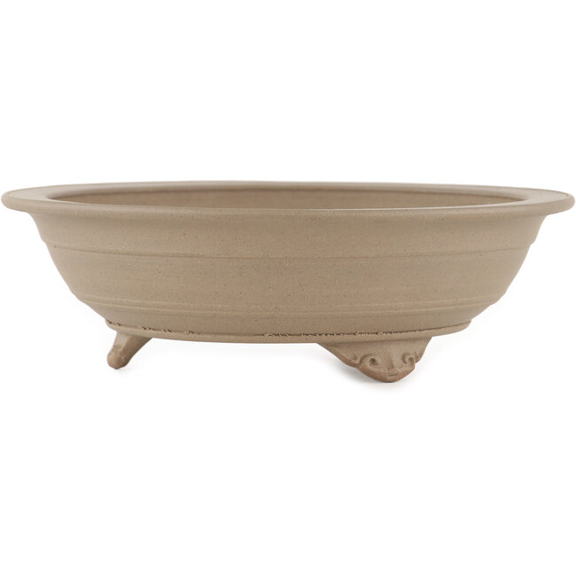 Runder unglasierter Bonsai-Topf von Itouen - 192 x 192 x 55 mm