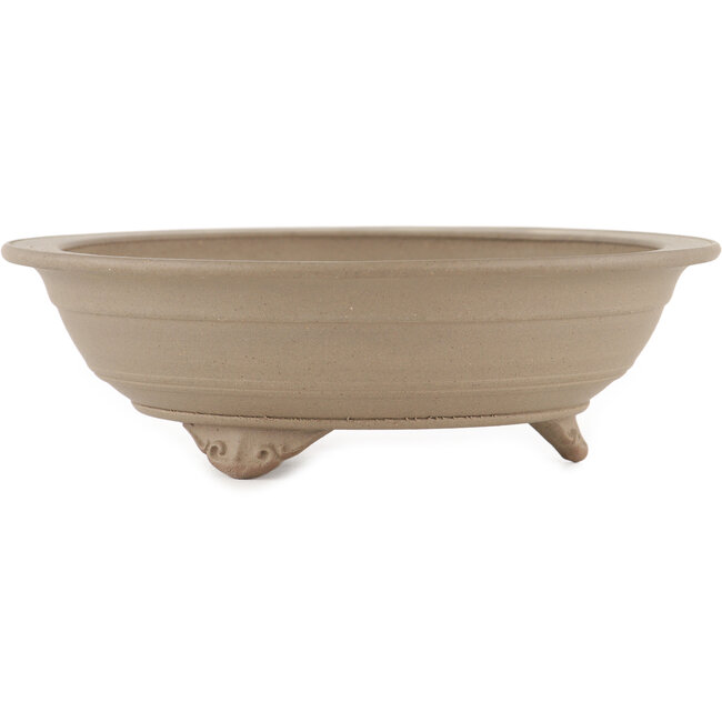 Pot à bonsaï rond non émaillé par Itouen - 192 x 192 x 55 mm