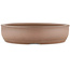 Pot à bonsaï rond non émaillé de Shoko - 250 x 250 x 60 mm