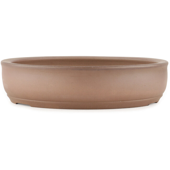 Vaso bonsai rotondo non smaltato di Shoko - 250 x 250 x 60 mm