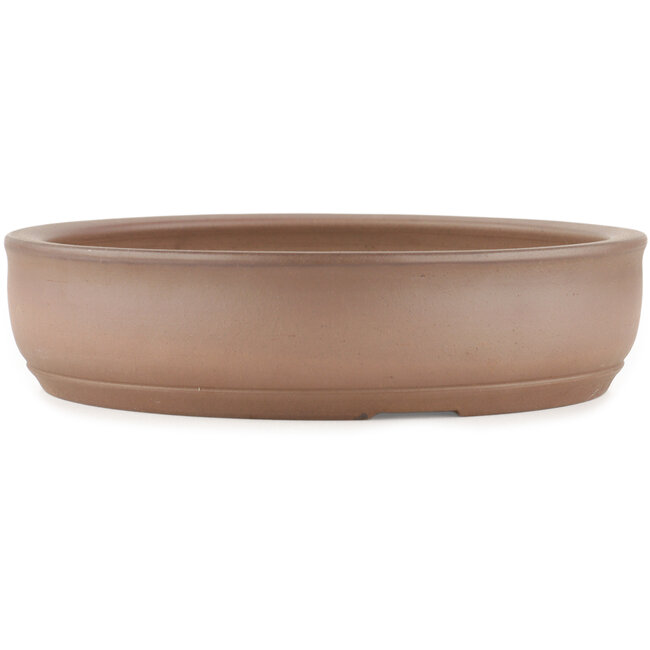 Pot à bonsaï rond non émaillé de Shoko - 250 x 250 x 60 mm