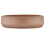 Pot à bonsaï rond non émaillé de Shoko - 245 x 245 x 60 mm
