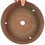 Pot à bonsaï rond non émaillé de Shoko - 245 x 245 x 60 mm