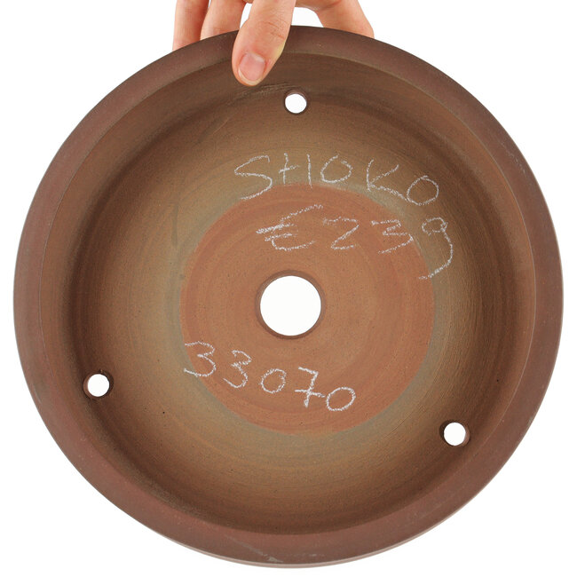 Vaso bonsai rotondo non smaltato di Shoko - 245 x 245 x 55 mm