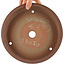 Pot à bonsaï rond non émaillé de Shoko - 245 x 245 x 55 mm