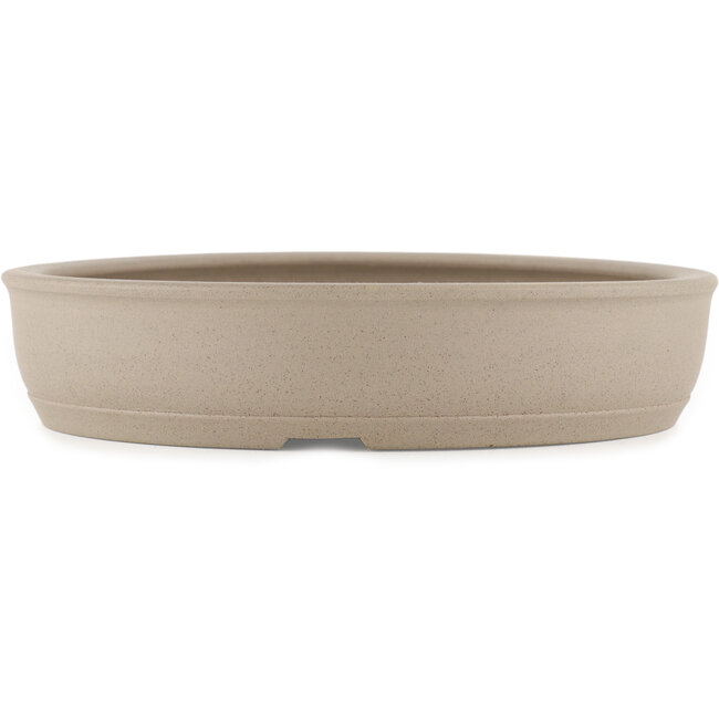 Maceta para bonsái redonda sin esmaltar de Shoko - 258 x 258 x 55 mm