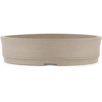 Ito(u)en 192 mm round unglazed bonsai pot by Itouen, Japan