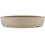 Pot à bonsaï rond non émaillé de Shoko - 258 x 258 x 55 mm