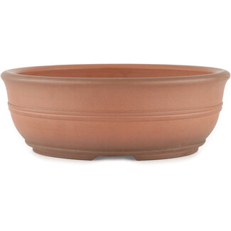 Ito(u)en 240 mm round unglazed bonsai pot by Itouen, Japan