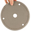 Maceta para bonsái redonda sin esmaltar de Itouen - 192 x 192 x 46 mm