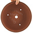 Ronde ongeglazuurde bonsaipot van Itouen - 242 x 242 x 90 mm
