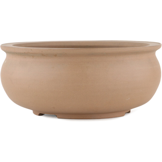 Pot à bonsaï rond non émaillé de Shoko - 205 x 205 x 90 mm