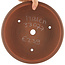 Maceta para bonsái redonda sin esmaltar de Itouen - 240 x 240 x 85 mm