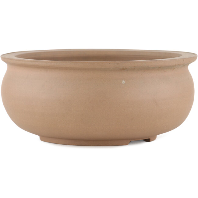 Pot à bonsaï rond non émaillé de Shoko - 205 x 205 x 90 mm