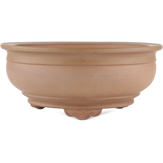 Ito(u)en Pot à bonsaï rond non émaillé de 263 mm par Itouen, Japon